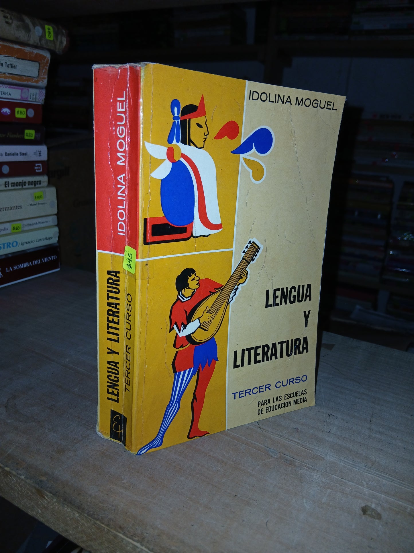 LENGUA Y LITERATURA (TERCER CURSO) POR IDOLINA MOGUEL USADO NOVELA LITERARIO 207