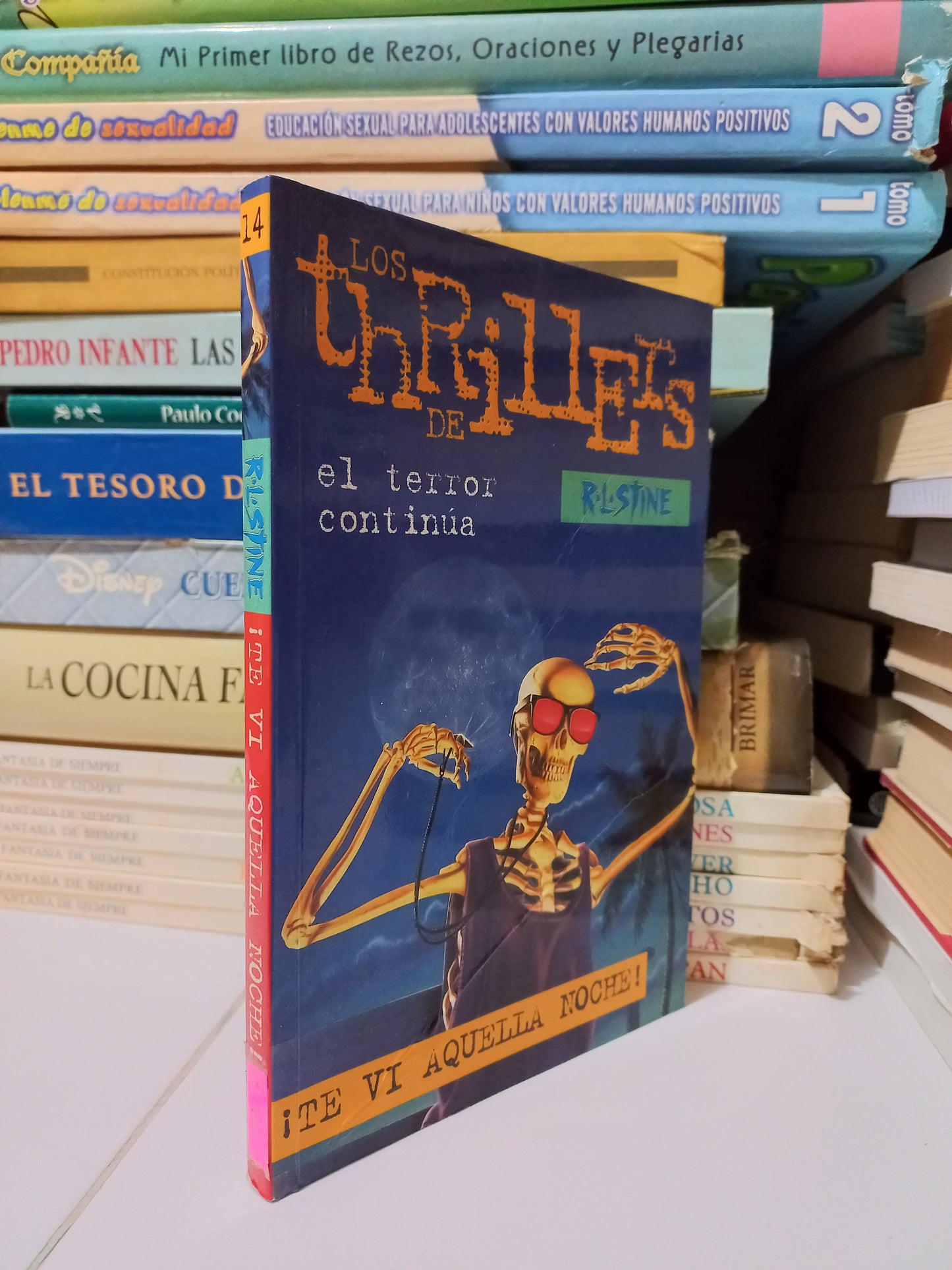 TE VI AQUELLA NOCHE POR R.L. STINE USADO NOVELA JUÁREZ