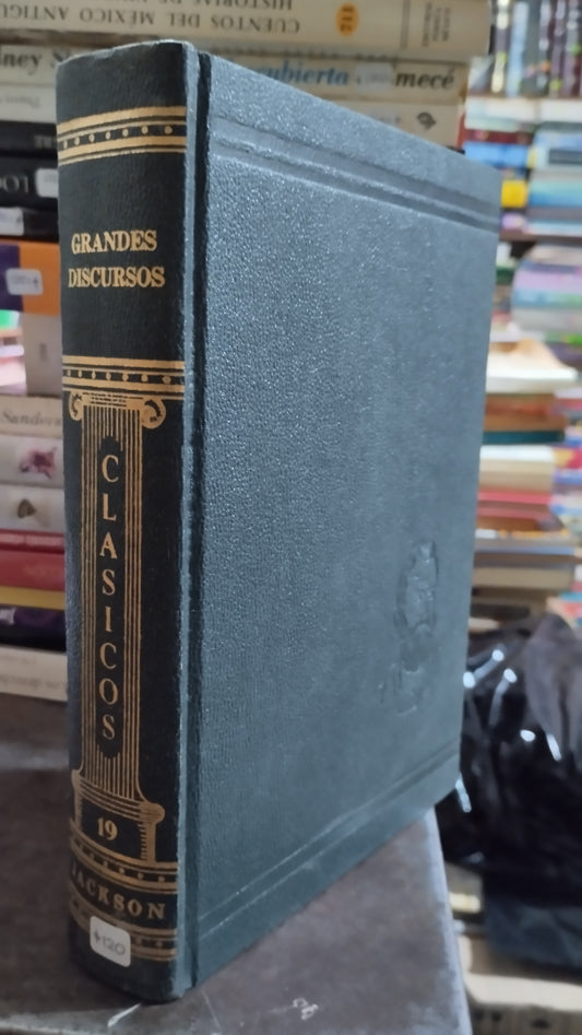GRANDES DISCURSOS POR EDITORIAL JACKSON LIBRO USADO NOVELAS ALDAMA