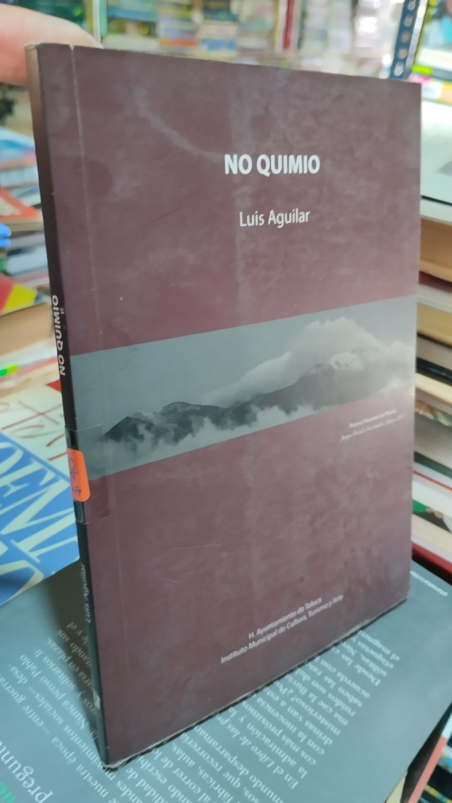 NO QUIMIO POR LUIS AGUILAR LIBRO USADO POESIA ALDAMA