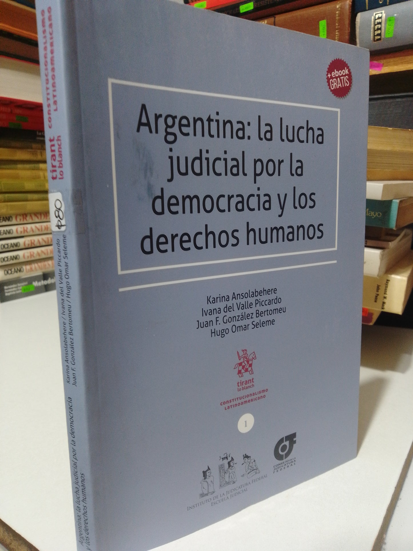ARGENTINA LA LUCHA JUDICIAL POR LA DEMOCRACIA Y LOS DERECHOS HUMANOS POR VARIOS AUTORES USADO FILOSOFIA JUAREZ