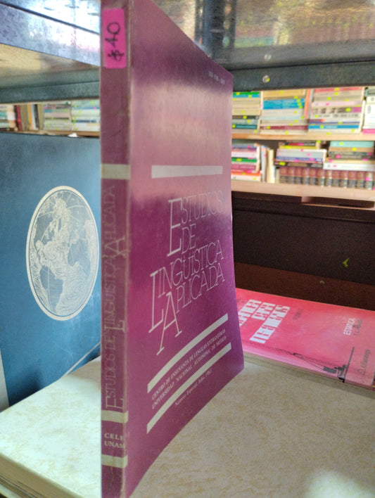 ESTUDIOS DE LINGÜÍSTICA APLICADA II USADO EDUCACION ALDAMA
