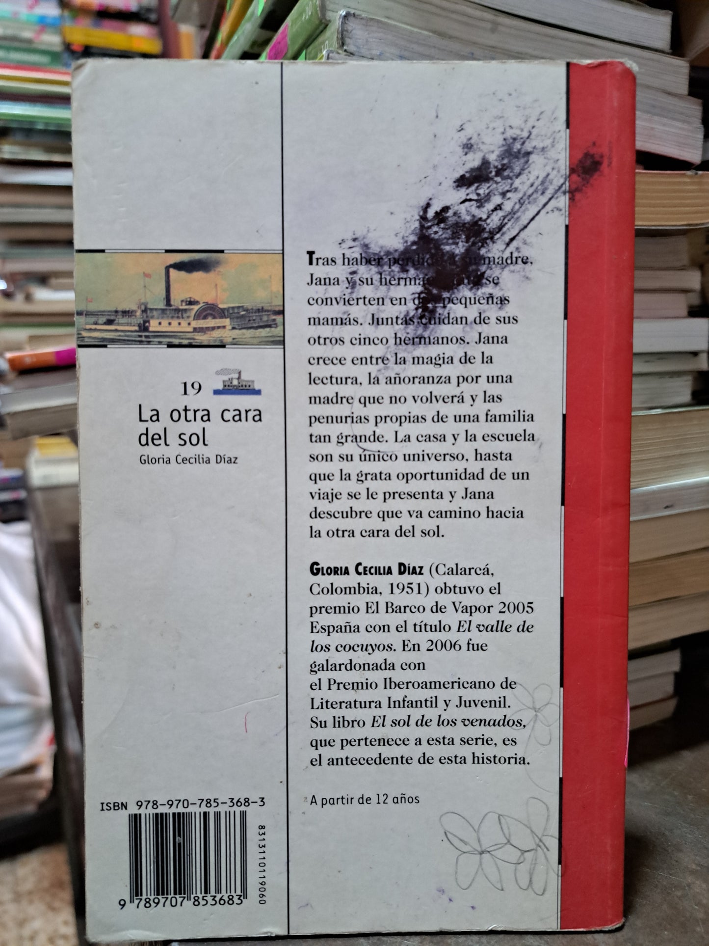 LA OTRA CARA DEL SOL GLORIA CECILIA DÍAZ USADO INFANTIL ALDAMA