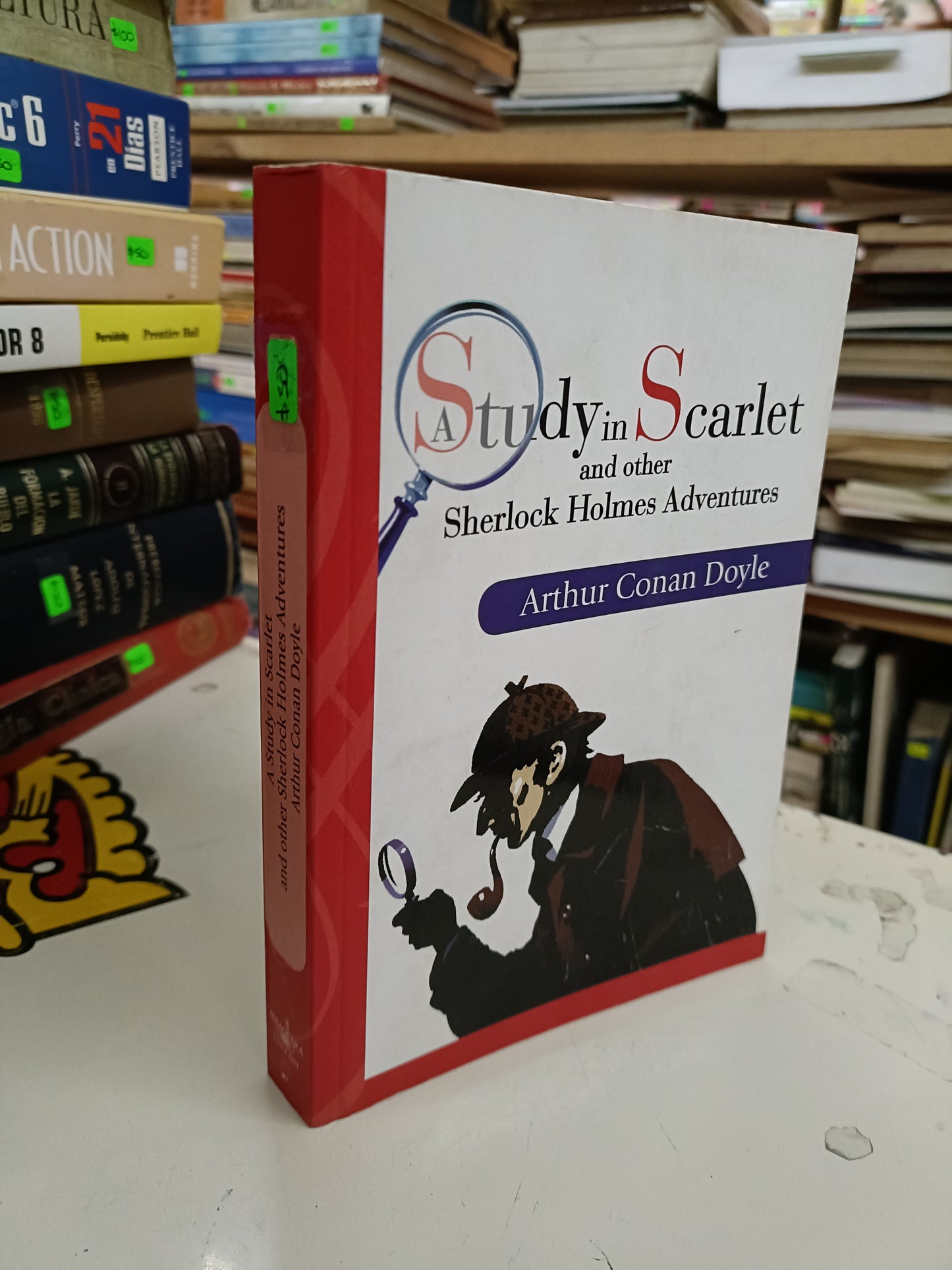 A STUDY IN SCARLET AND OTHER SHERLOCK HOLMES ADVENTURES POR ARTHUR CONAN DOYLE USADO IDIOMAS LITERARIO 207