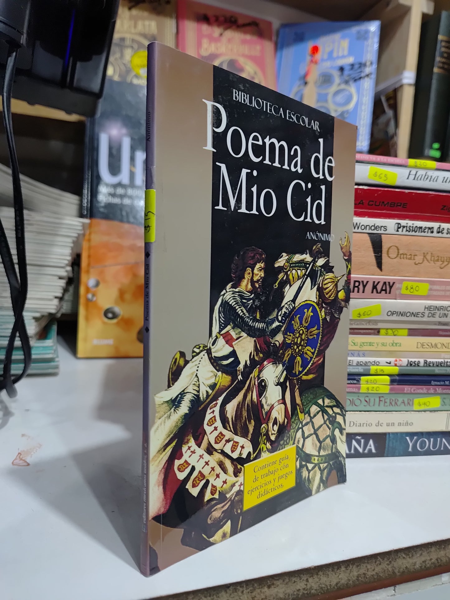 POEMA DE MIO CID POR ANONIMO USADO INFANTIL JUAREZ