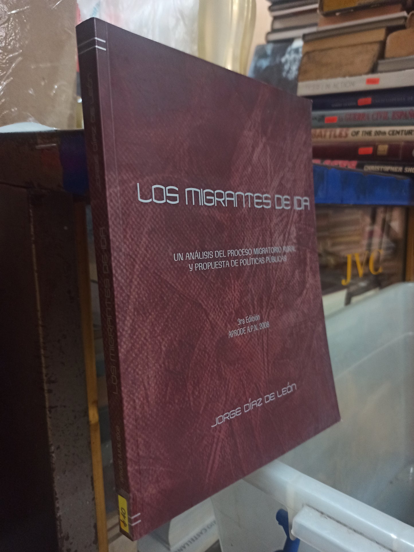 LOS MIGRANTES DE IDA POR JORGE DIAZ DE LEON USADO SOCIOLOGIA ALDAMA