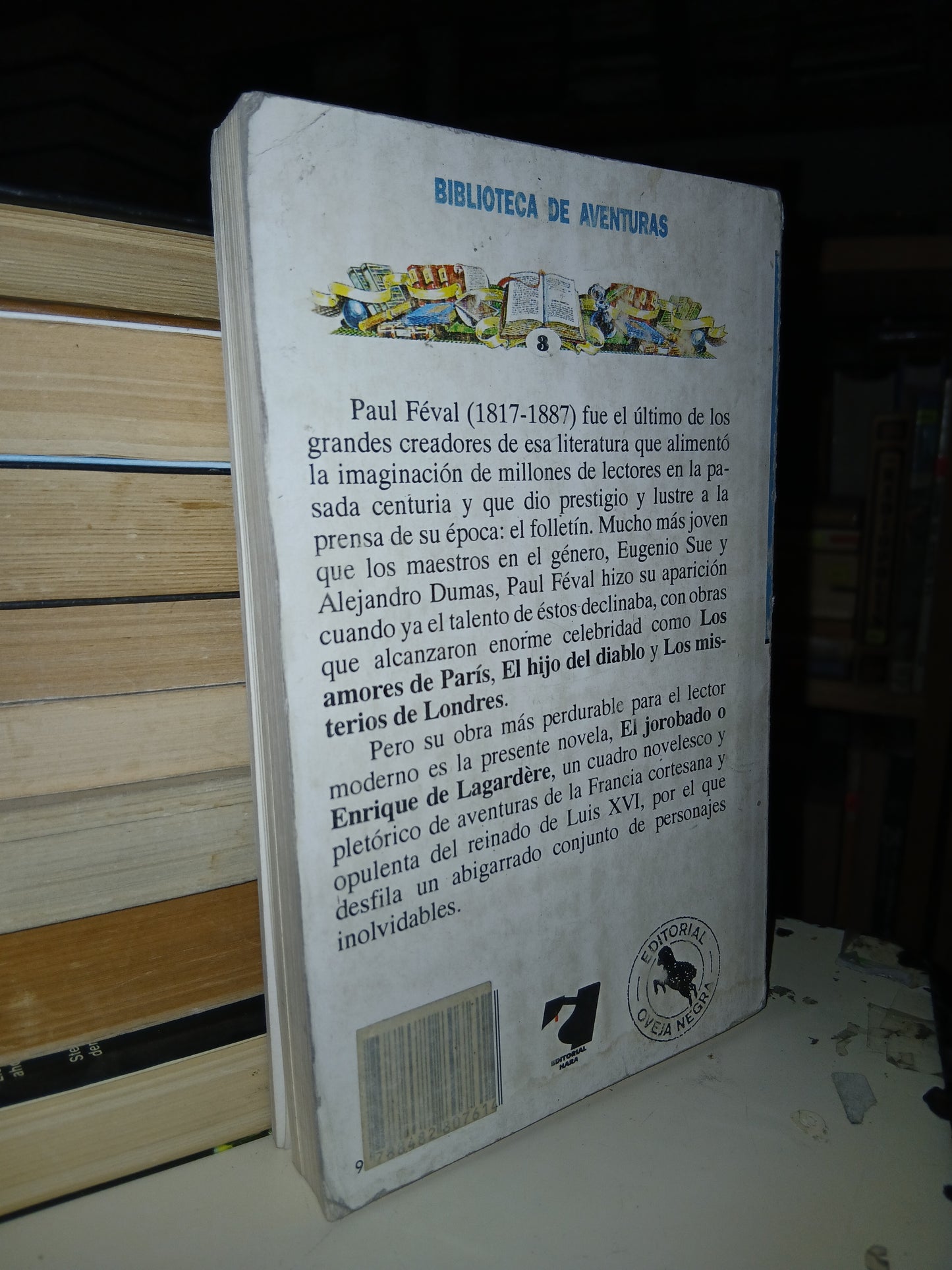 ENRIQUE DE LAGARDERE POR PAUL FEVAL USADO NOVELA LITERARIO 207
