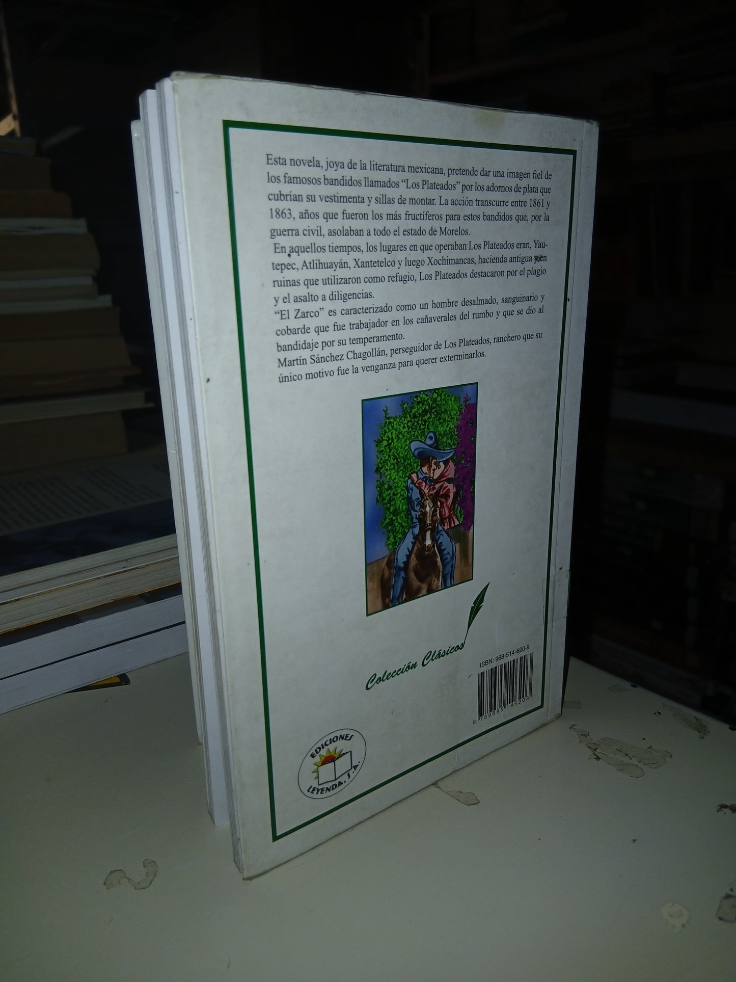 EL ZARCO POR IGNACIO MANUEL ALTAMIRANO USADO NOVELA LITERARIO 207