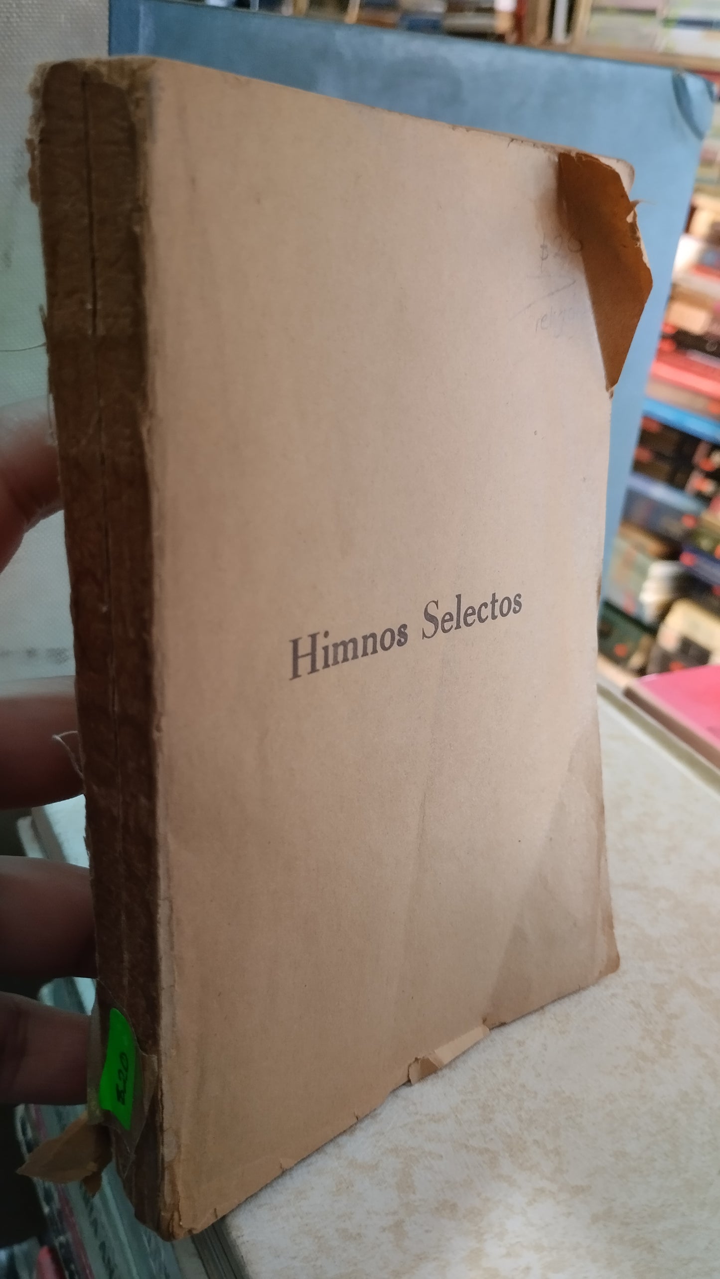 HIMNOS SELECTOS POR VICENTE MENDOZA LIBRO USADO RELIGION ALDAMA