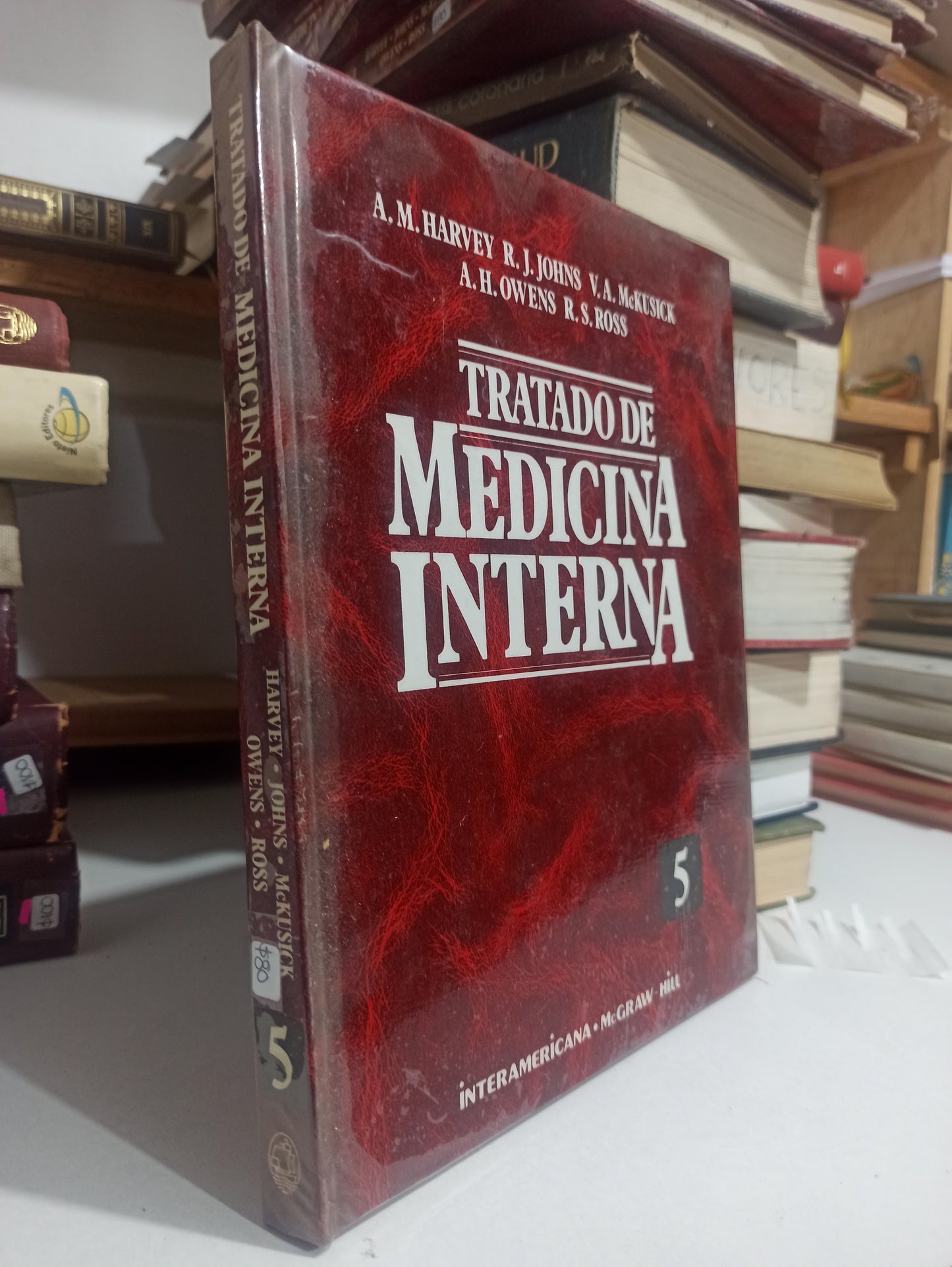 TRATADO DE MEDICINA INTERNA TOMO 5 POR A. M. JARVEY Y OTROS USADO SALUD JUÁREZ