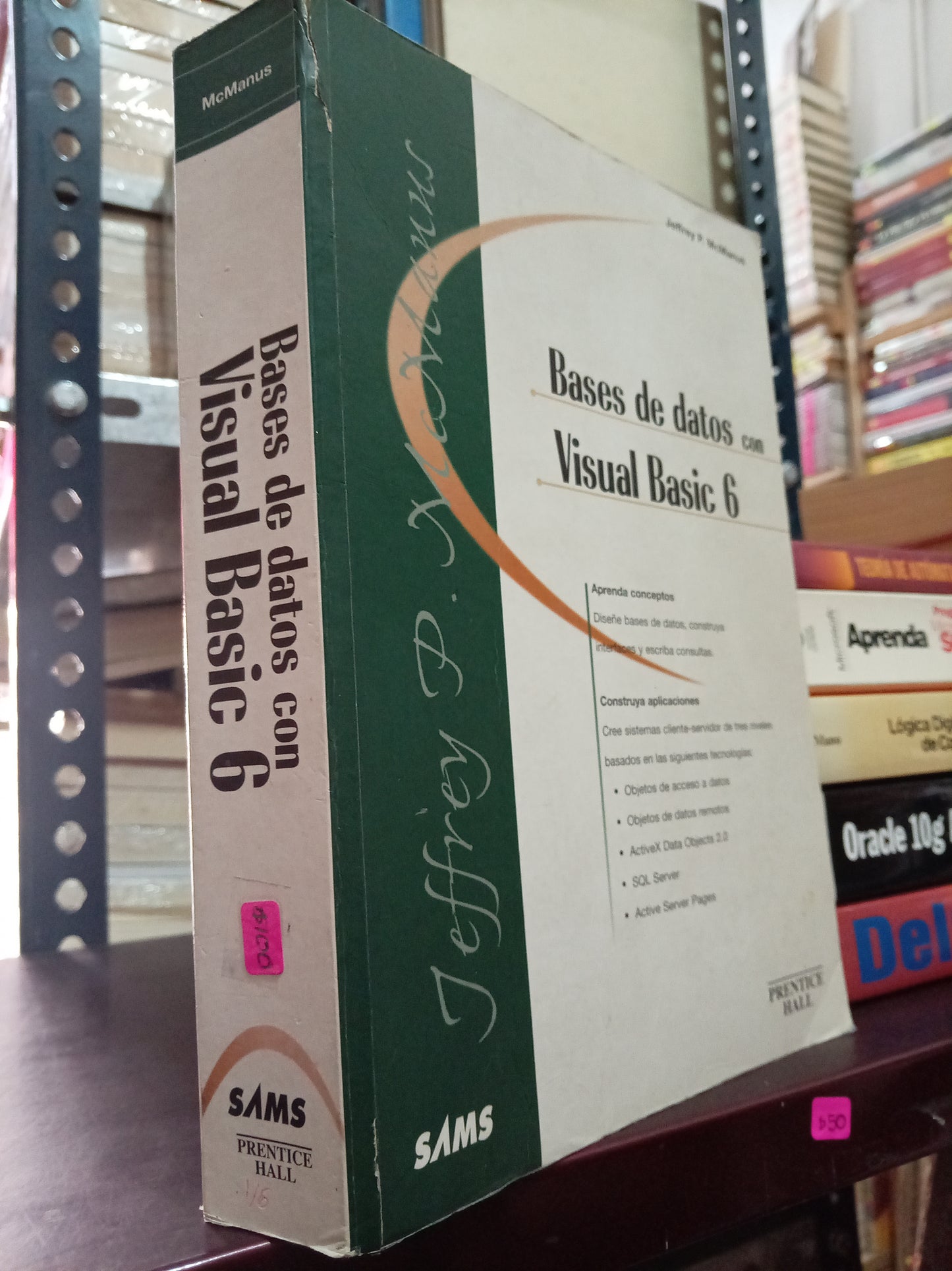 BASES DE DATOS CON VISUAL BASIC 6 USADO COMPUTO LITERARIO 305