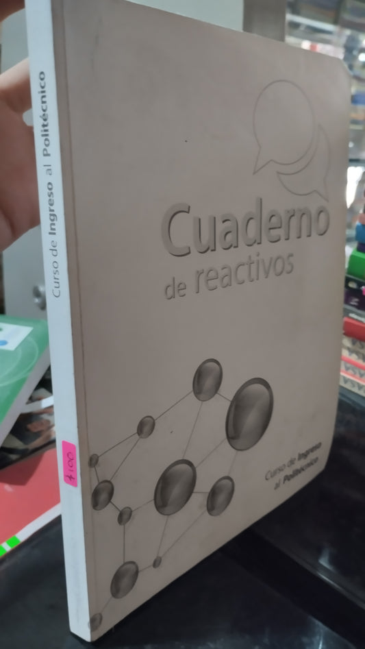 CURSO DE INGRESO AL POLITECNICO CUADERNO DE REACTIVOS LIBRO USADO EDUCACIÓN ALDAMA