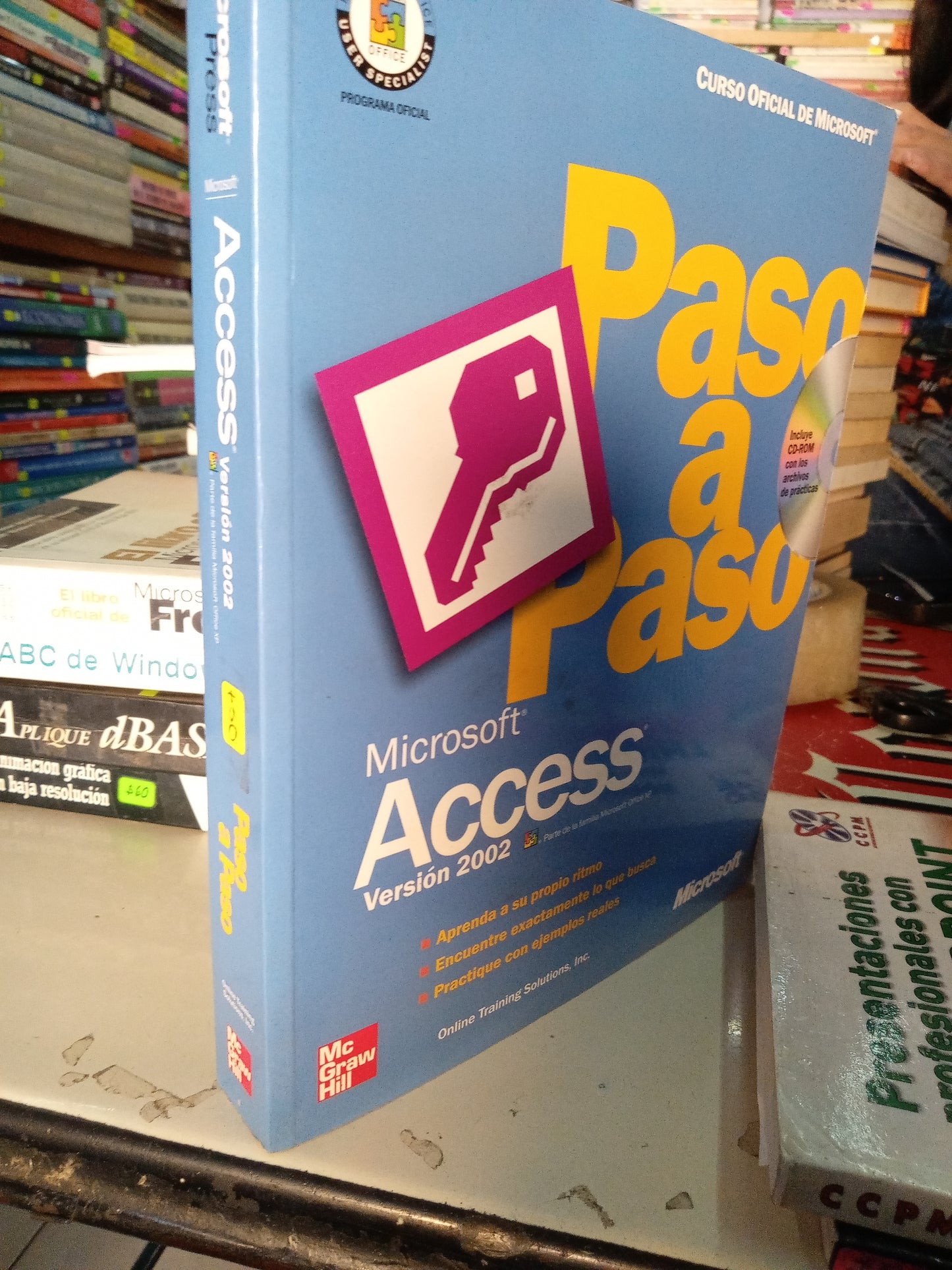 PASO A PASO MICROSOFT ACCESS 2002 USADO COMPUTACION LITERARIO 207