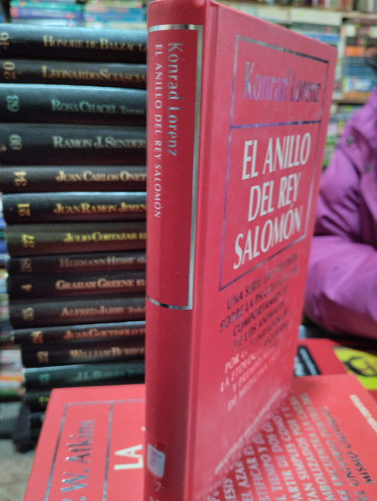 EL ANILLO DEL REY SALOMON POR KONRAD LORENZ LIBRO USADO CIENTÍFICO ALDAMA