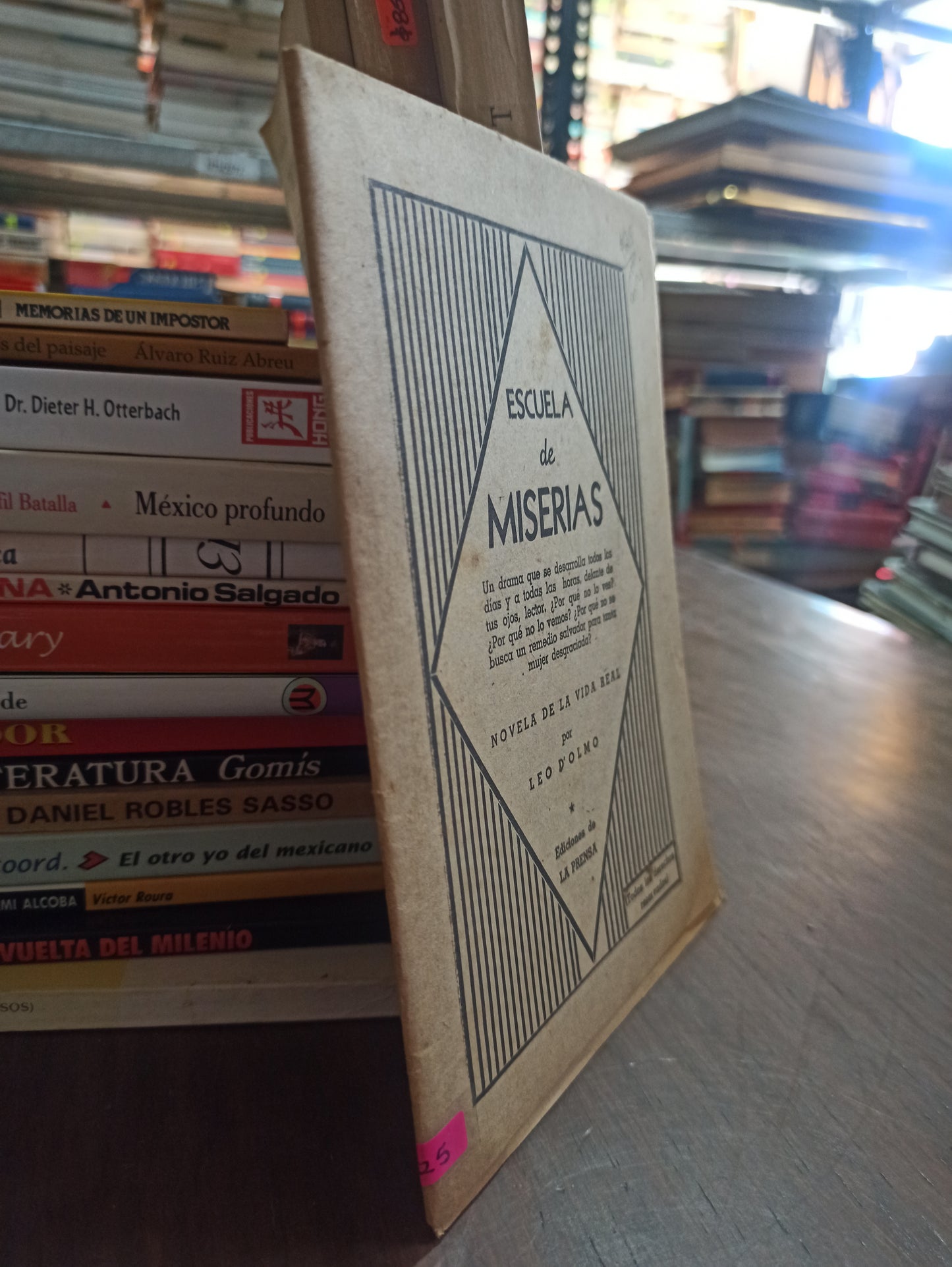 ESCUELA DE MISERIAS POR EDITORIAL LA PRENSA USADO ANTIGUOS ALDAMA