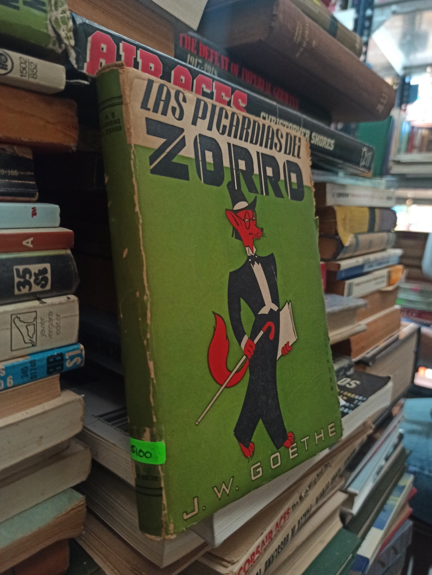 LAS PICARDÍAS DEL ZORRO POR J. W. GOETHE USADO NOVELAS ALDAMA