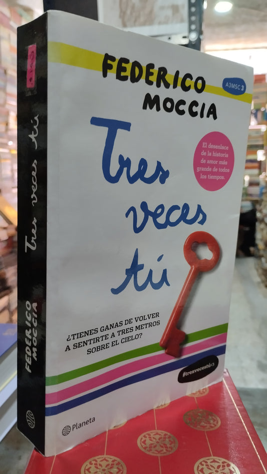 TRES VECES TU POR FEDERICO MOCCIA LIBRO USADO NOVELAS ALDAMA