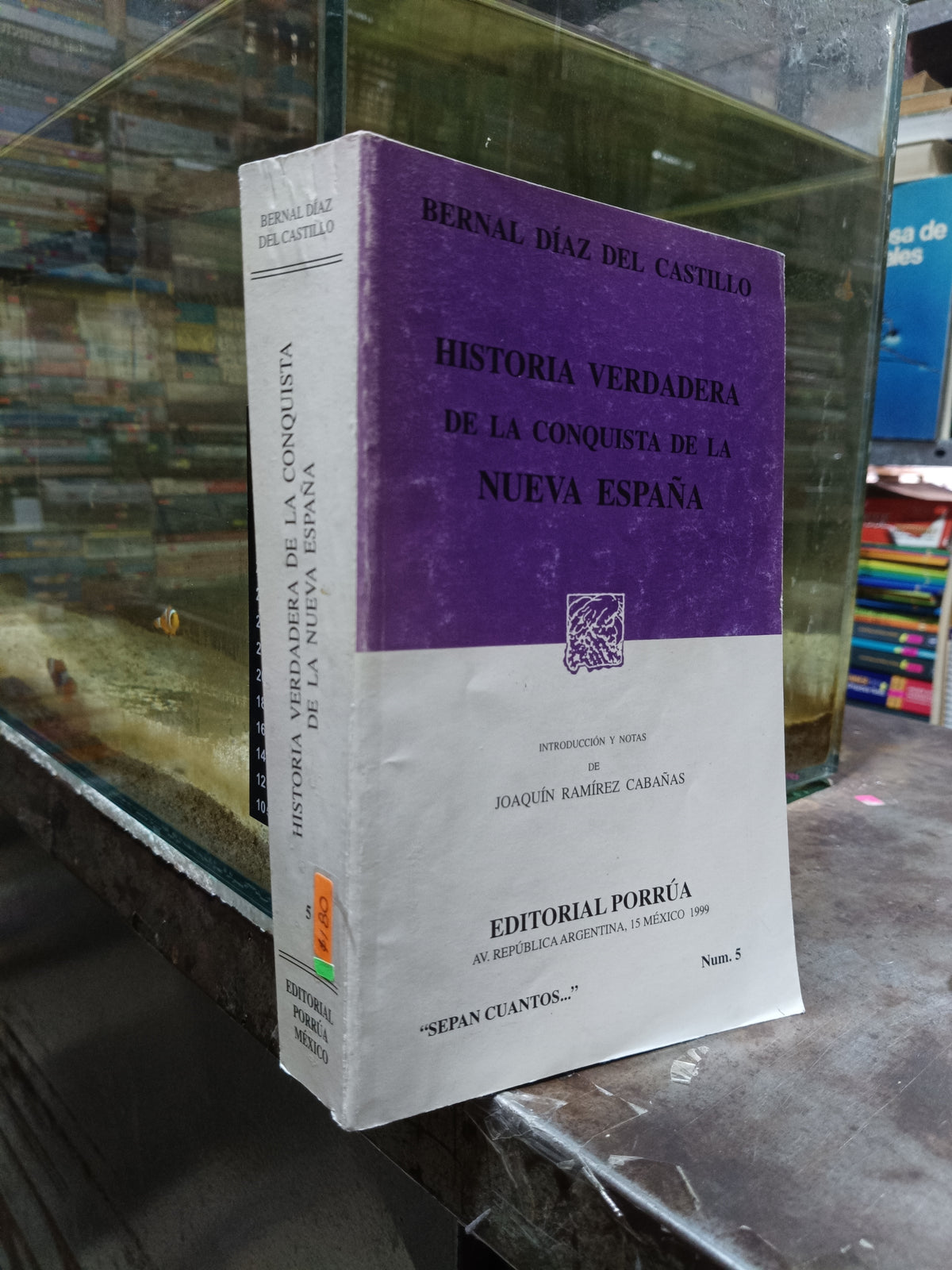 HISTORIA VERDADERA DE LA CONQUISTA DE LA NUEVA ESPAÑA POR BERNAL DIAZ DEL CASTILLO USADO HISTORIA ALDAMA