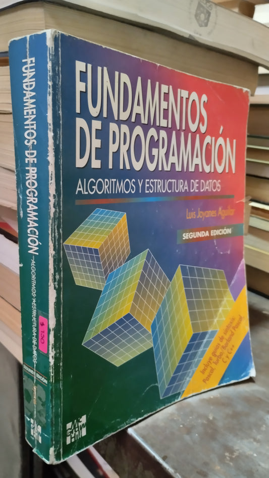 FUNDAMENTOS DE PROGRAMACION POR LUIS JOYANES AGUILAR LIBRO USADO COMPUTACIÓN ALDAMA