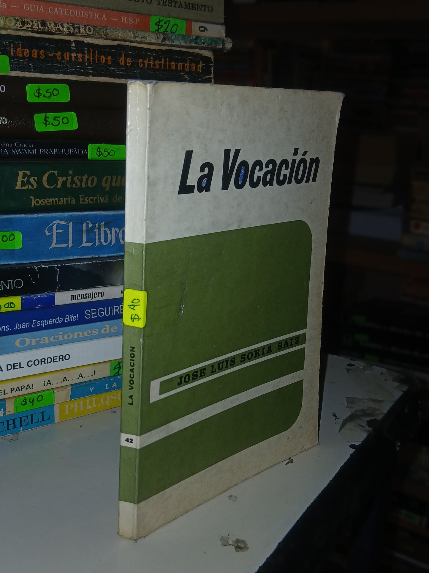 LA VOCACIÓN POR JOSÉ LUIS SORIA SAIZ USADO RELIGIÓN LITERARIO 207