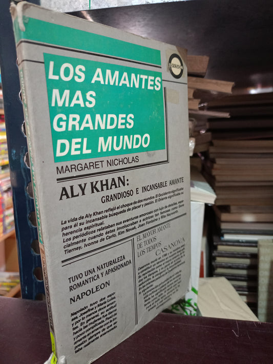 LOS AMANTES MAS GRANDES DEL MUNDO POR MARGARET NICHOLAS USADO HISTORIA LITERARIO 305