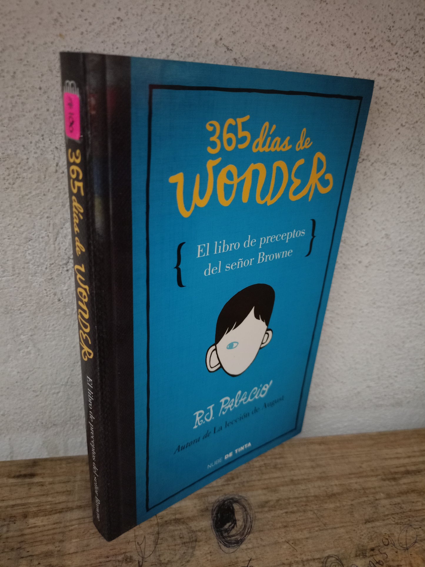 365 DÍAS DE WONDER EL LIBRO DE PRECEPTOS DEL SEÑOR BROWNE POR R.J. PALACIO USADO SUPERACIÓN PERSONAL LITERARIO 305