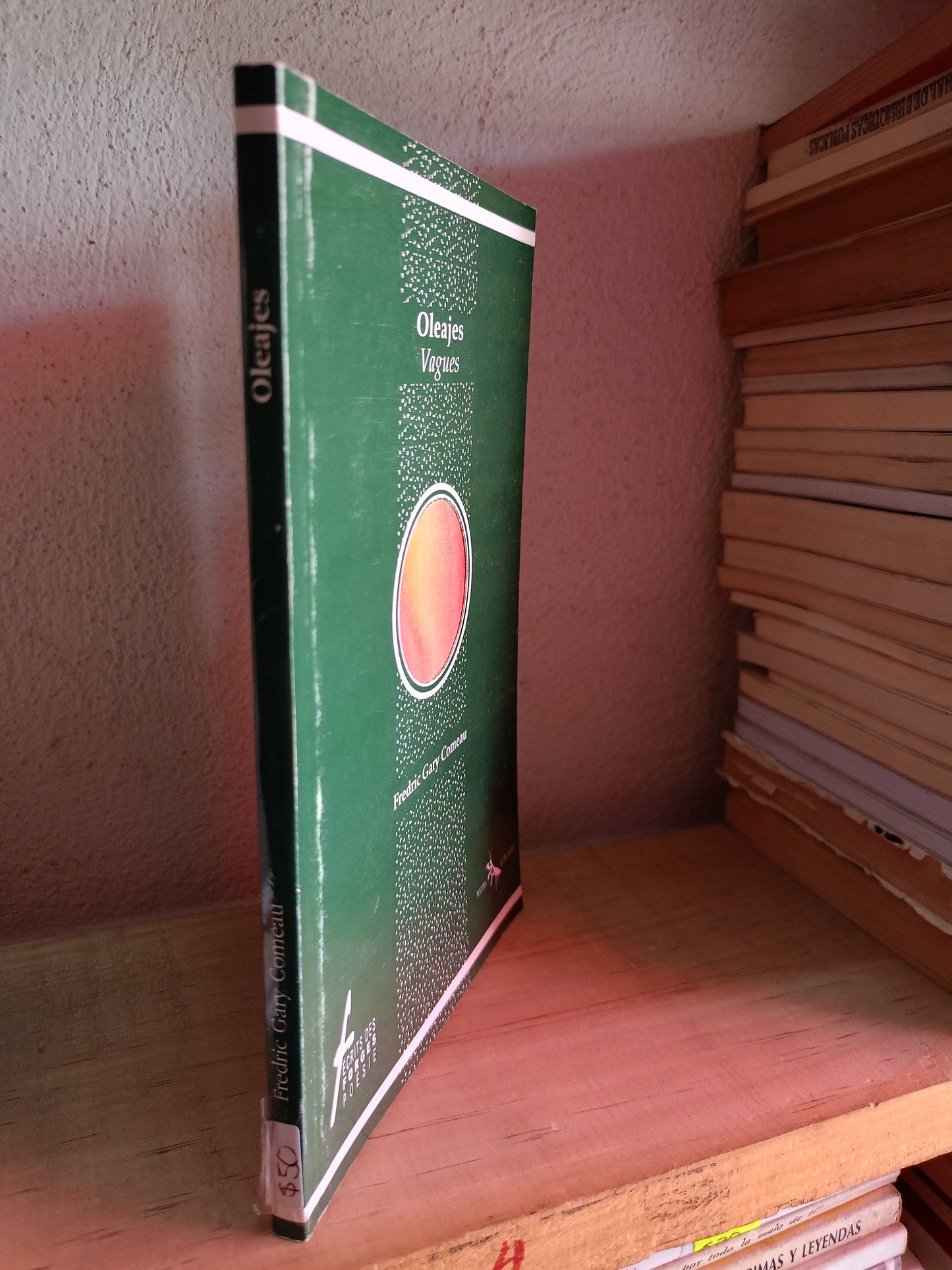 OLEAJES POR FREDRIC GARY COMEAU USADO POESIA LITERARIO #305