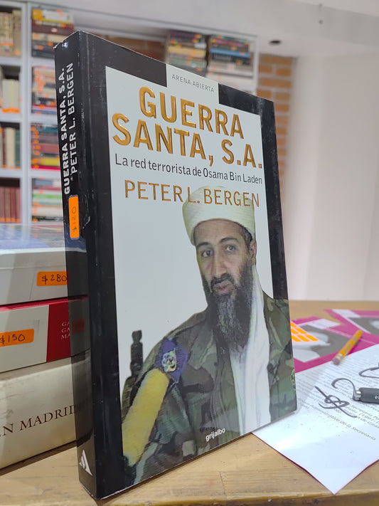 GUERRA SANTA POR PETER L. BERGEN USADO NOVELAS JUAREZ 515