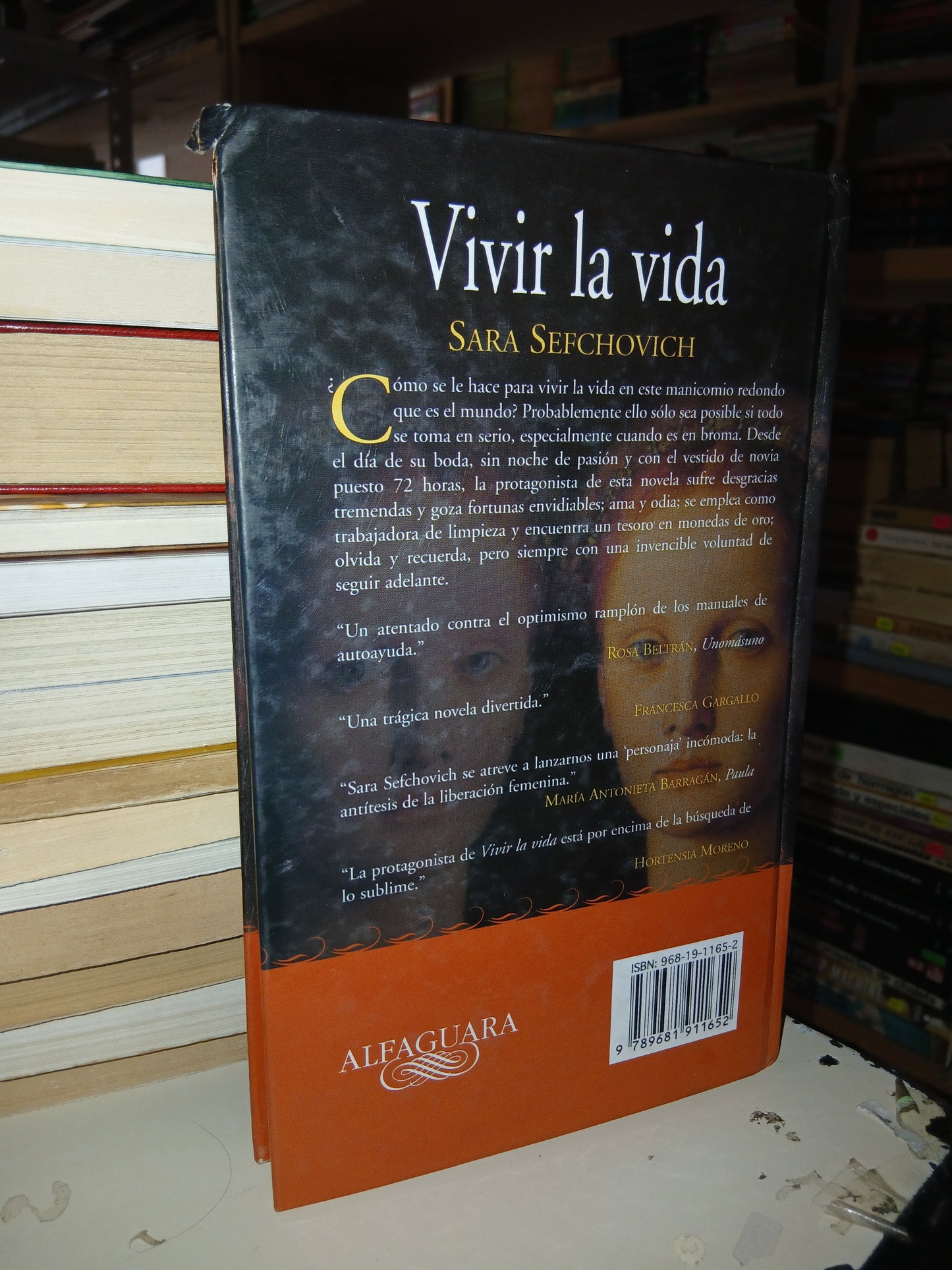 VIVIR LA VIDA POR SARA SEFCHOVICH USADO NOVELA LITERARIO 207