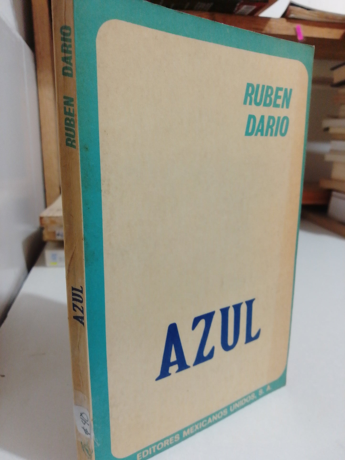 AZUL POR RUBEN DARIO USADO POESIA JUAREZ