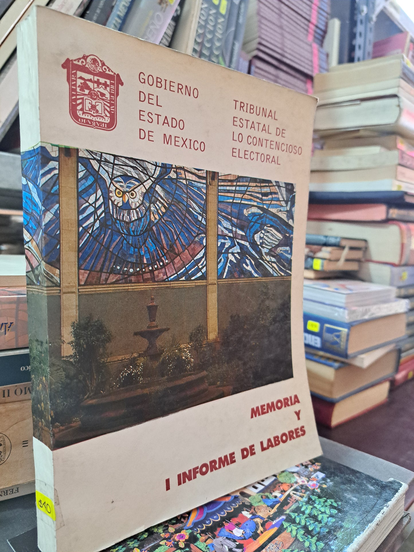 MEMORIA Y I INFORME DE LABORES TRIBUNAL ESTATAL DE LO CONTENCIOSO ELECTORAL USADO HISTORIA LITERARIO 305