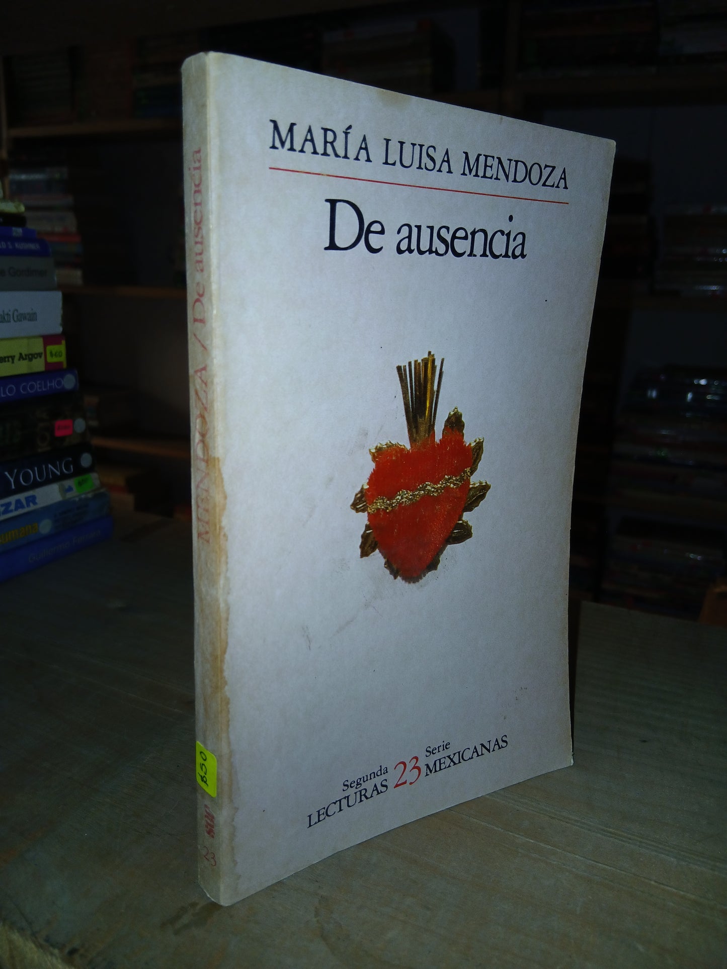 DE AUSENCIA POR MARÍA LUISA MENDOZA USADO NOVELA LITERARIO 207