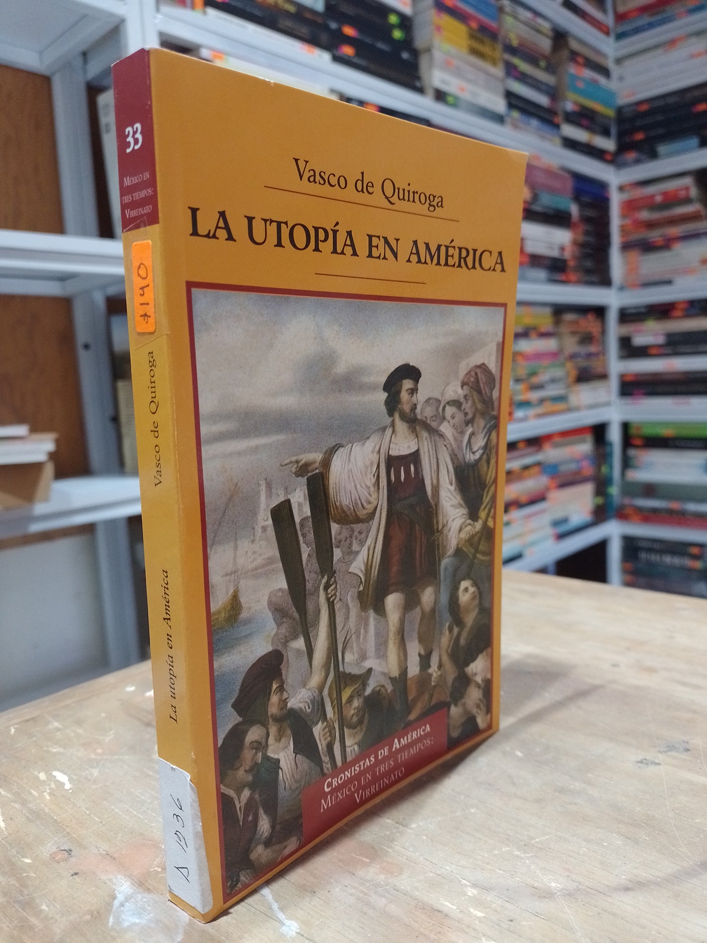 LA UTOPIA EN AMERICA POR VASCO DE QUIROGA USADO HISTORIA JUAREZ 515