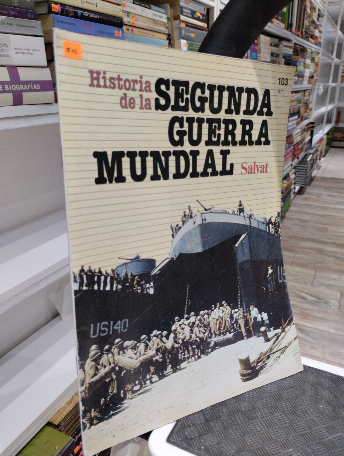 HISTORIA DE LA SEGUNDA GUERRA MUNDIAL VOLUMEN VIII POR SALVAT USADO HISTORIA JUAREZ 515