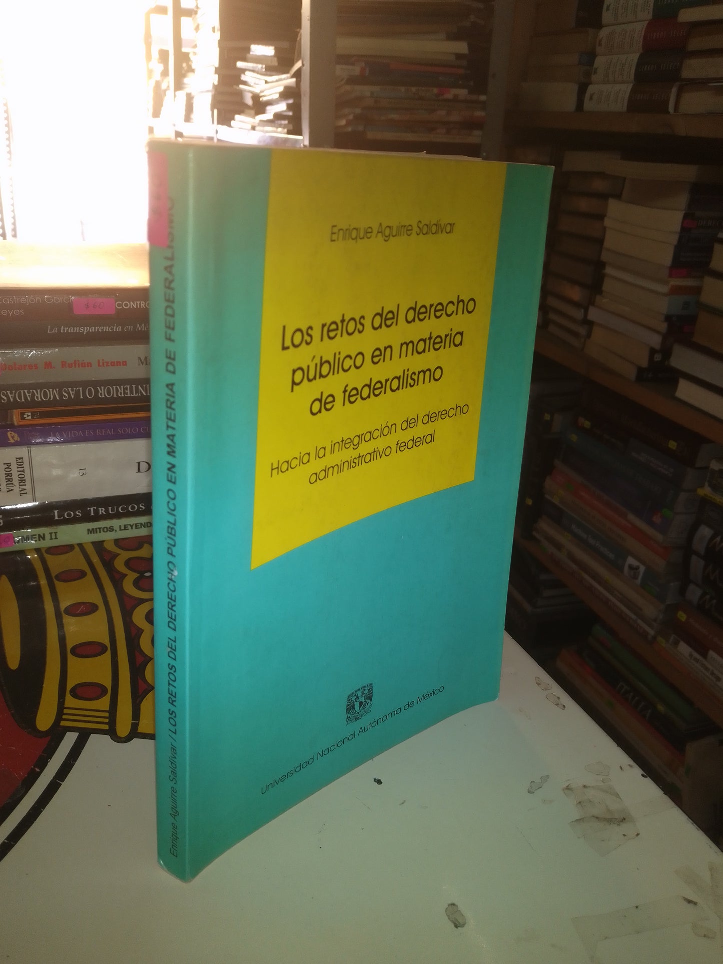 LOS RETOS DEL DERECHO PÚBLICO EN MATERIA DE FEDERALISMO: HACIA LA INTEGRACIÓN DEL DERECHO ADMINISTRATIVO FEDERAL POR ENRIQUE AGUIRRE SALDÍVAR USADO DERECHO LITERARIO 207