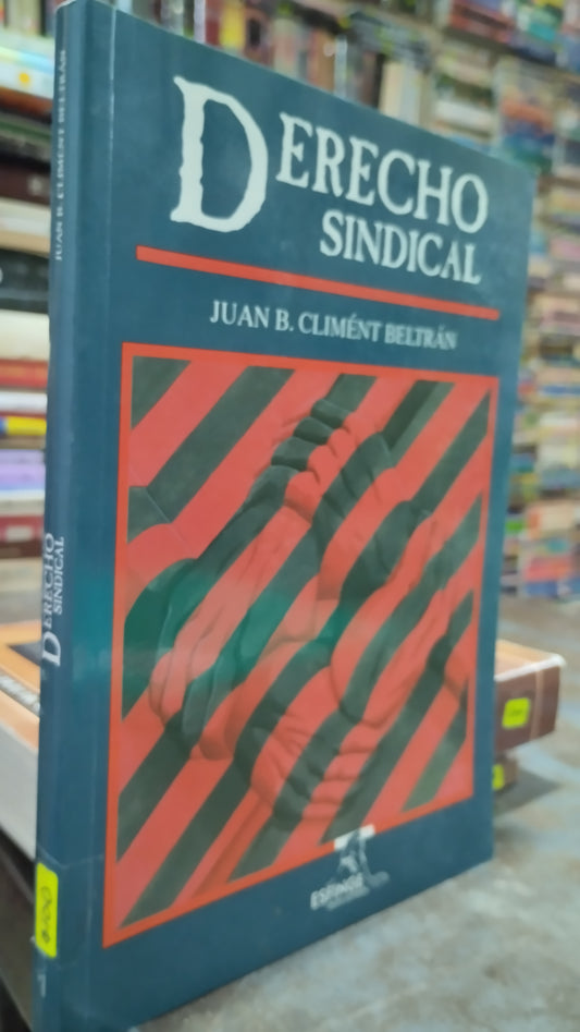 DERECHO SINDICAL POR JUAN B CLIMENT BELTRAN LIBRO USADO DERECHO ALDAMA