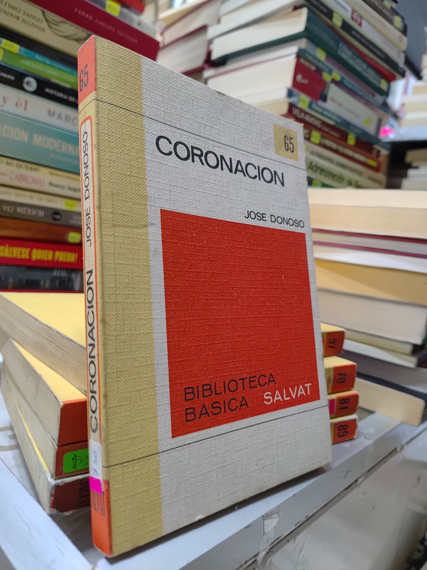 CORONACION POR JOSE DONOSO USADO NOVELAS JUAREZ 507