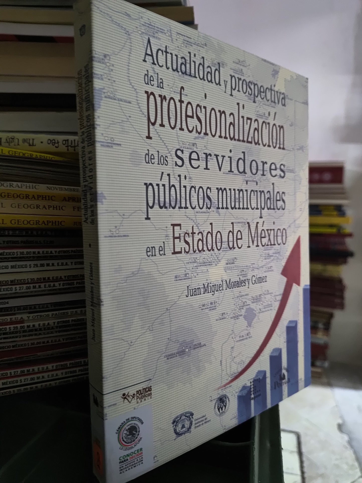 ACTUALIDAD Y PROSPECTIVA DE LA PROFESIONALIZACION DE LOS SERVIDORES PUBLICOS MUNICIPALES EN EL ESTADO DE MEXICO POR JUAN MIGUEL MORALES USADO ADMINISTRACION JUAREZ 515