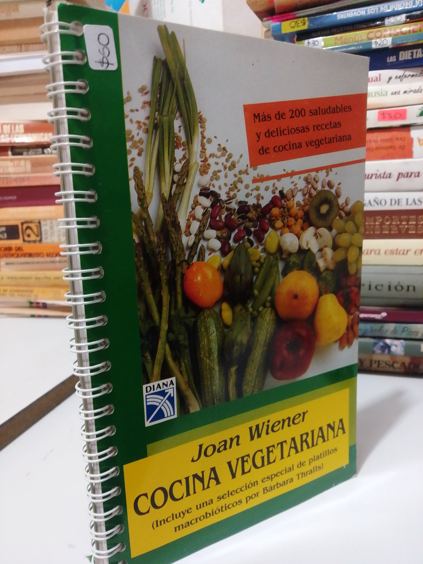 COCINA VEGETARIANA POR JOAN WIENER USADO COCINA JUAREZ