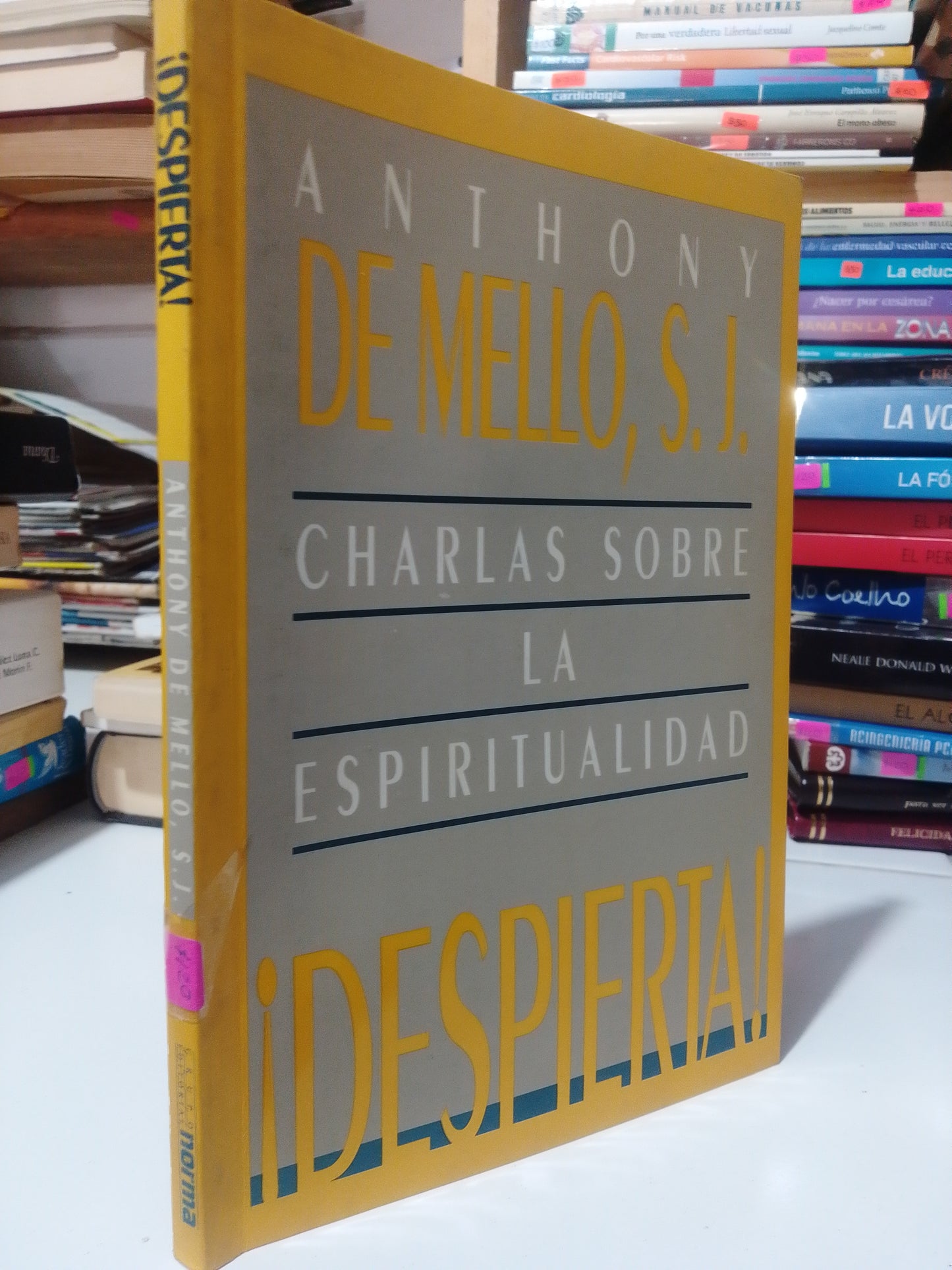 DESPIERTA CHARLAS SOBRE LA ESPIRITUALIDAD POR ANTHONY DE MELLO USADO SUP.PERSONAL JUAREZ