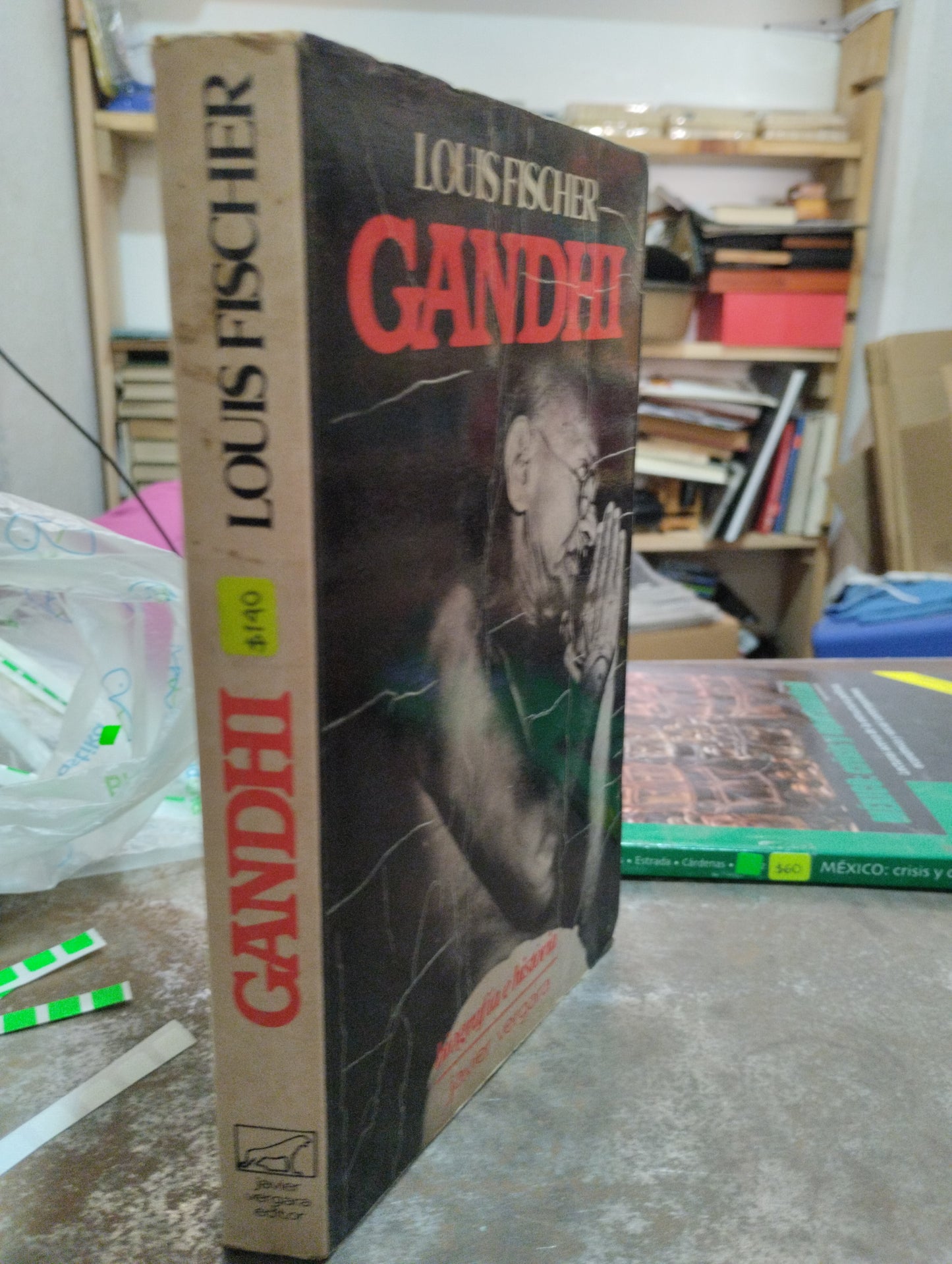 GANDHI POR LOUIS FISCHER USADO HISTORIA ALDAMA