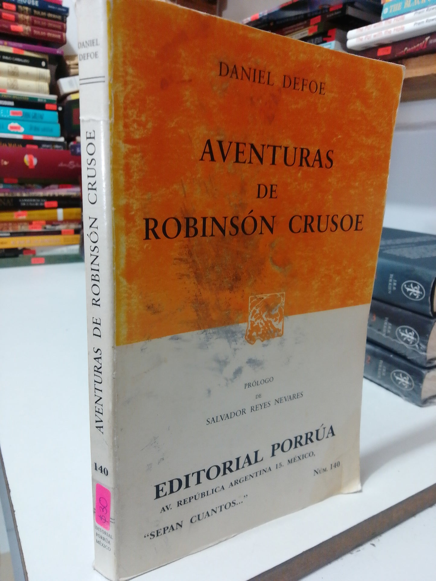 AVENTURAS DE ROBINSON CRUSOE POR DANIEL DEFOE USADO NOVELA JUÁREZ