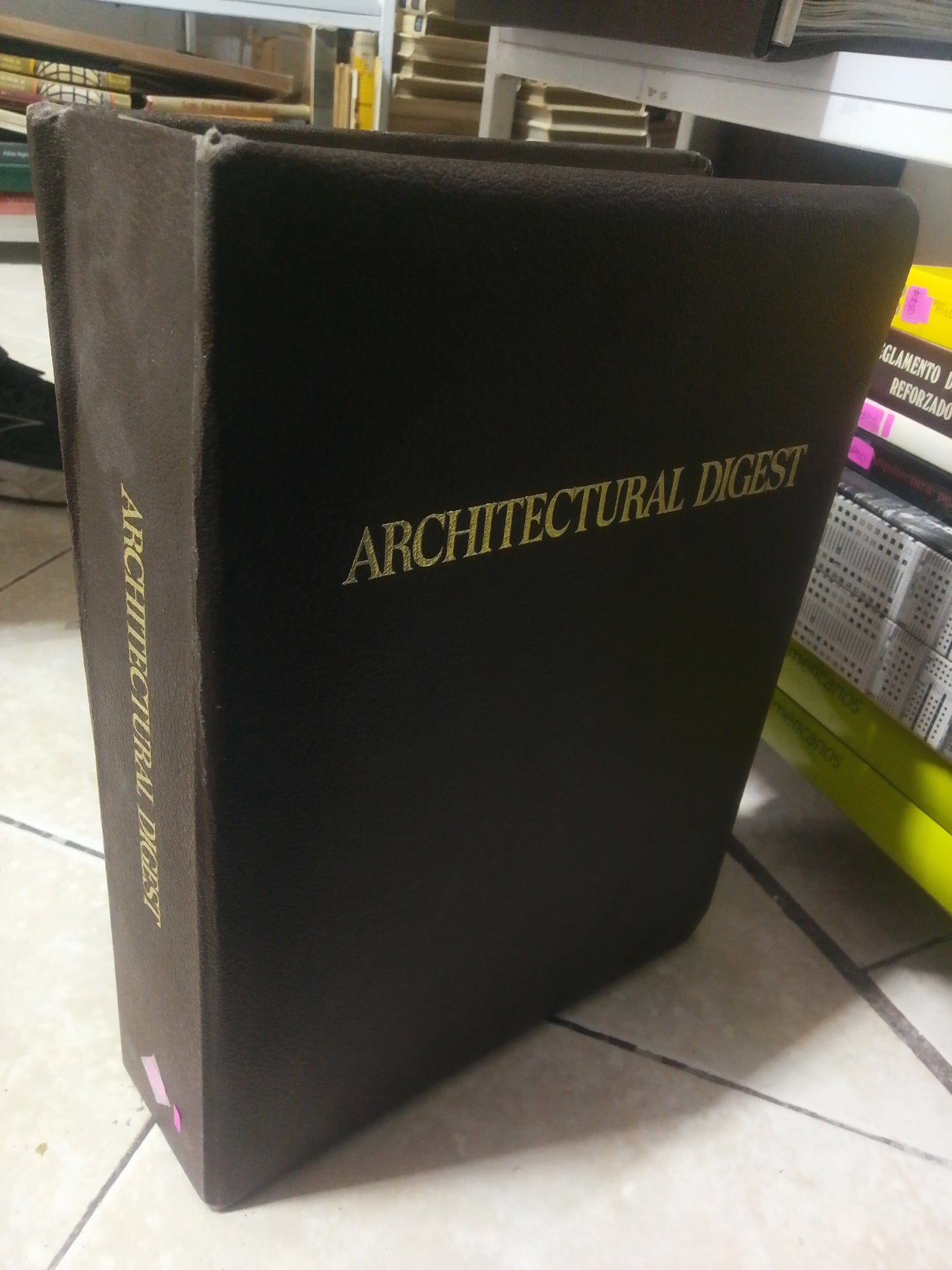 REVISTA ARCHITECTURAL DIGEST 1978, POR CLEON T. KNAPP, USADO, ARQUITECTURA, JUAREZ 515