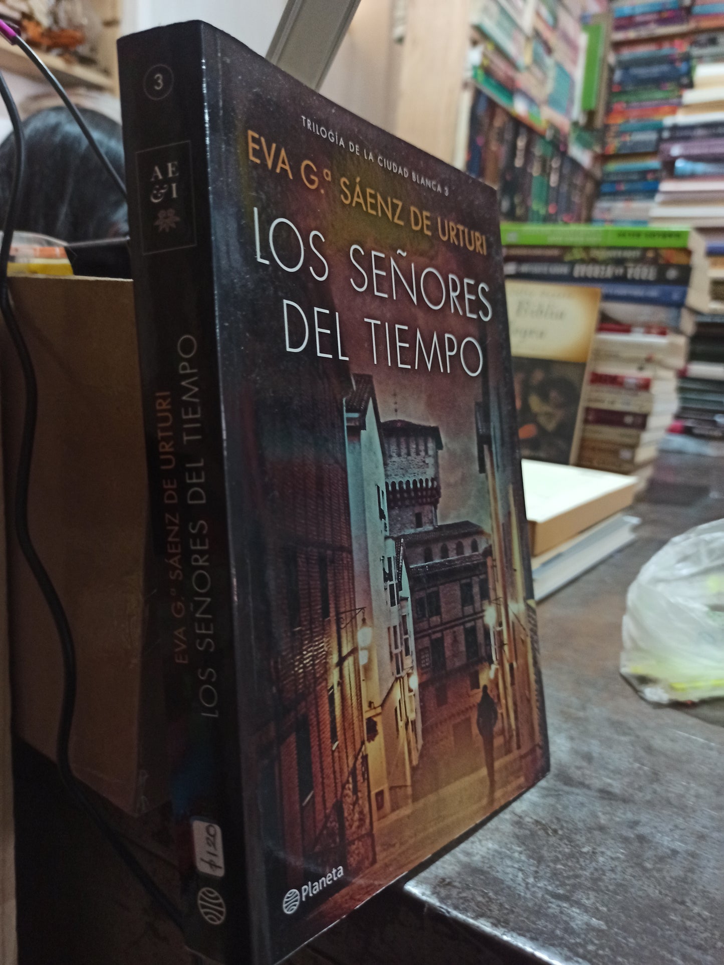 LOS SEÑORES DEL TIEMPO POR EVA G. SAENZ DE URTURI USADO NOVELAS ALDAMA