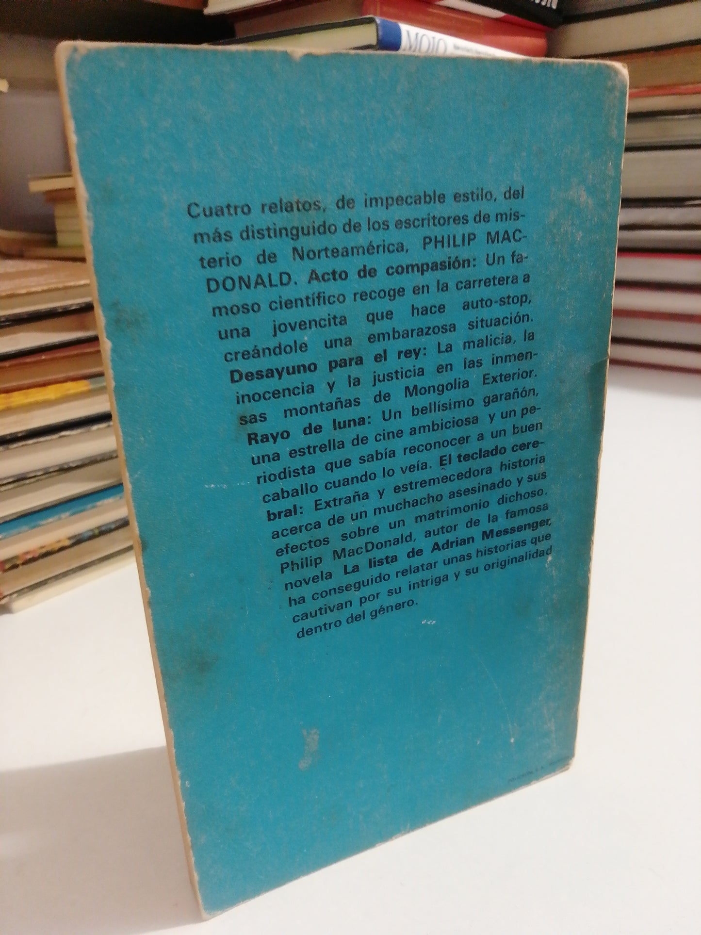 CUATRO HISTORIAS DE MUERTE POR PHILIP MACDONALD USADO NOVELA JUAREZ