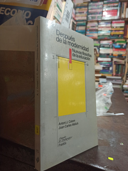 DESPUES DE LA MODERNIDAD POR ANTONI J. COLOM USADO SOCIOLOGIA ALDAMA