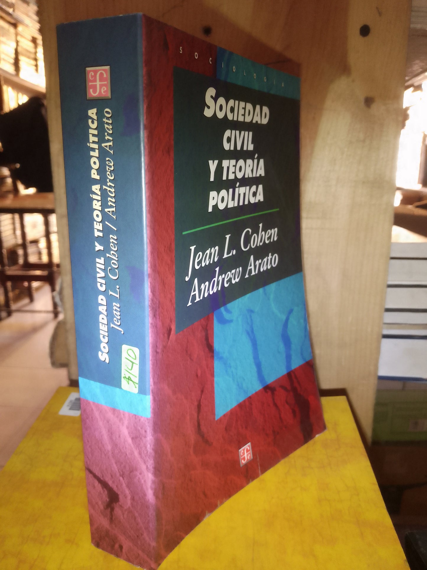 SOCIEDAD CIVIL Y TEORIA POLITICA POR JEAN L COHEN USADO POLÍTICA LITERARIO 207