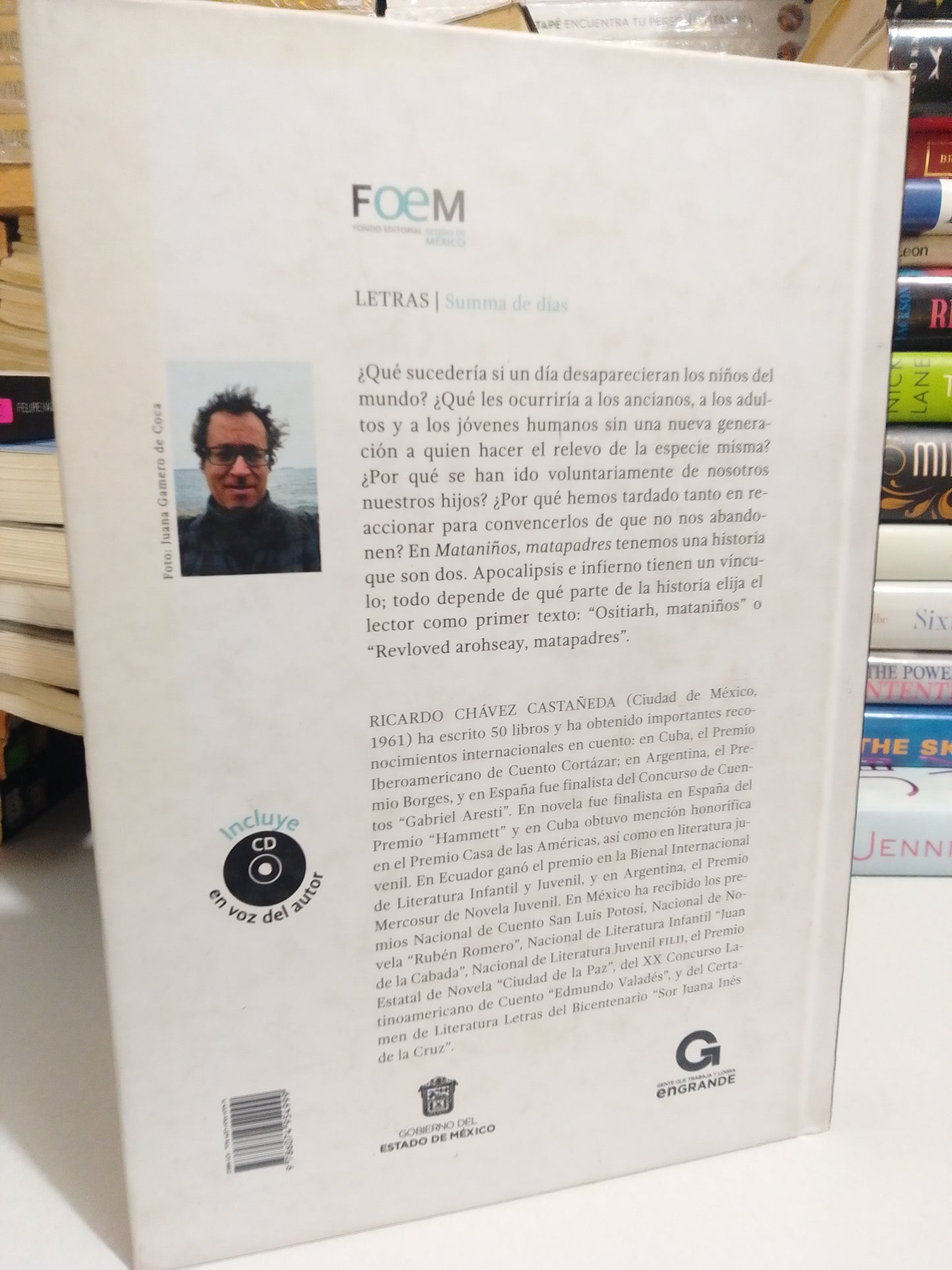 MATA NIÑOS MATAPADRES ANTOLOGÍA PERSONAL POR RICARDO CHÁVEZ CASTAÑEDA USADO NOVELA JUÁREZ