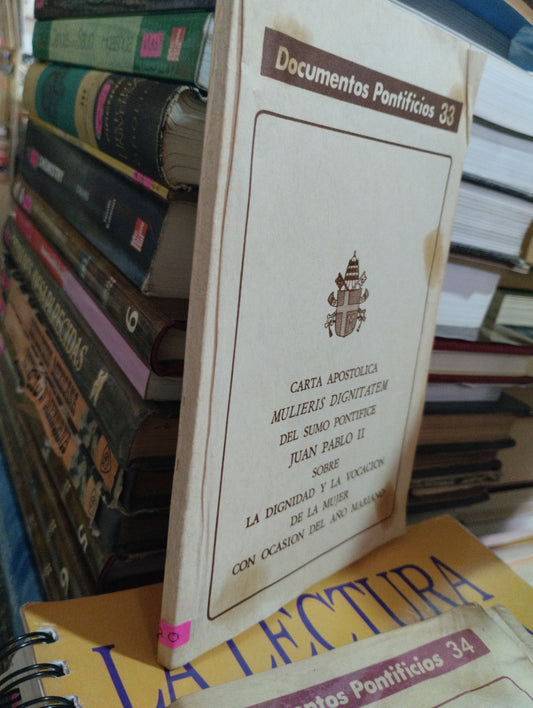 CARTA APOSTOLICA DEL SUMO PONTIFICE JUAN PABLO II USADO RELIGION ALDAMA