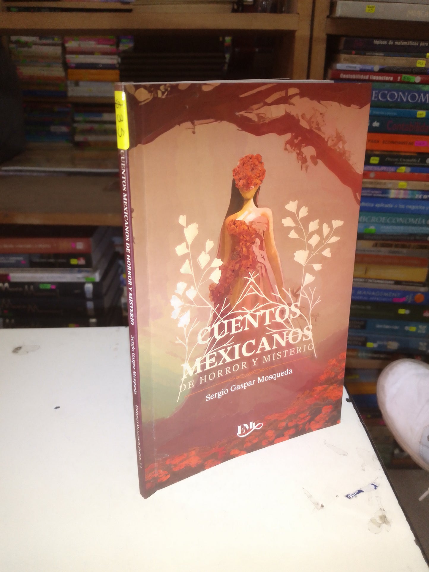 CUENTOS MEXICANOS DE HORROR Y MISTERIO POR SERGIO GASPAR MOSQUEDA USADO NOVELA LITERARIO 207